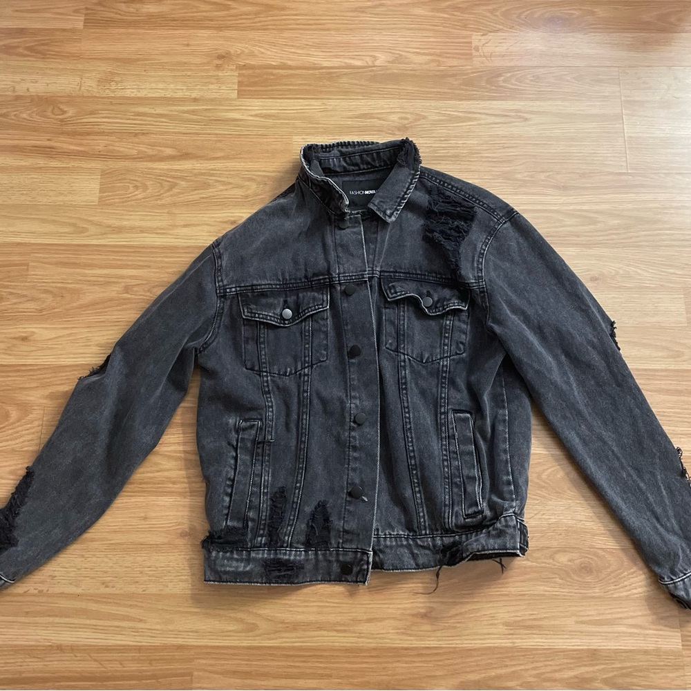 black denim sweater meduim men’s